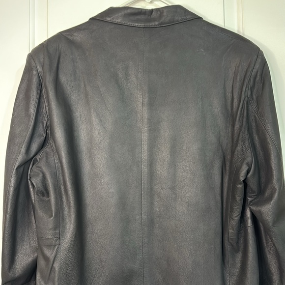 Remy Lamb Leather Blazer Men Size 42 - Picture 5 of 13